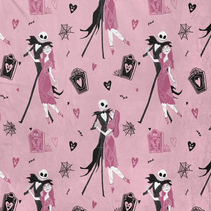 Disney Nightmare Before Christmas Silk Touch Throw Misfit Tango Blanket