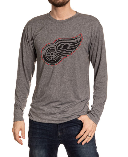 NHL Mens Performance Rash Guard Base Layer Long Sleeve Shirt