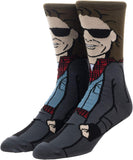 Breakfast Club Teen Movie John Bender 360 Character Collection Crew Socks