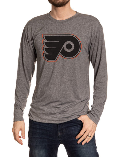 NHL Mens Performance Rash Guard Base Layer Long Sleeve Shirt