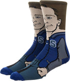 The Breakfast Club Teen Movie Andrew Clark 360 Character Collection Crew Socks