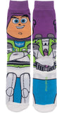 Disney Toy Story Buzz Lightyear 360° Character Collection Men's Crew Socks