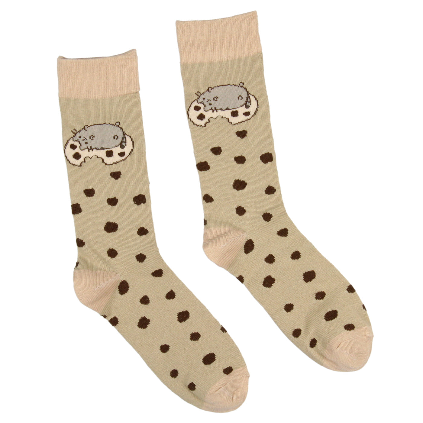 Pusheen The Cat Yummy Snacks Crew Socks Size 5-9 - 2 Pair