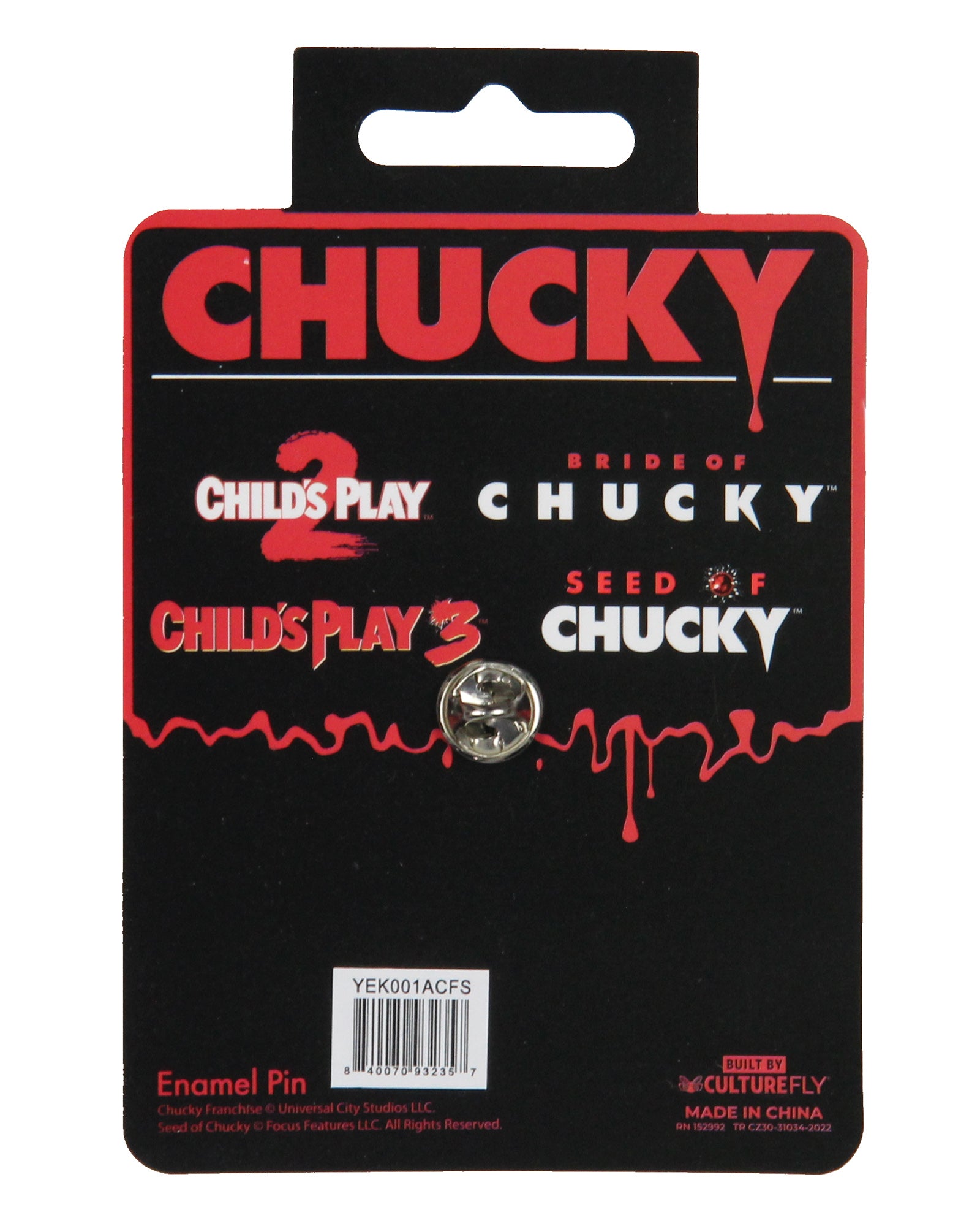 Child's Play Chucky Good Guys Chibi Enamel Pin