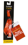 Schitts Creek Welcome To Rosebud Motel ID Badge Holder Keychain Strap Lanyard