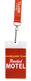 Schitts Creek Welcome To Rosebud Motel ID Badge Holder Keychain Strap Lanyard