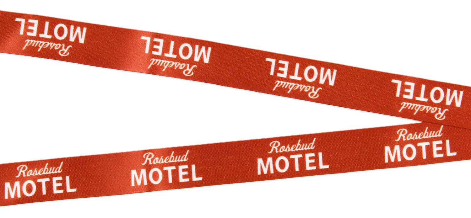 Schitts Creek Welcome To Rosebud Motel ID Badge Holder Keychain Strap Lanyard