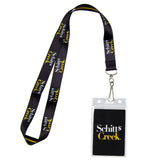 Schitts Creek Logo Design ID Badge Holder Keychain Lanyard