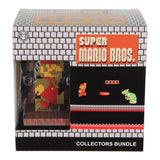 Nintendo Super Mario Bros. Collectors Bundle Gift Set - Figure, Pint Glass, Plate Set, Apron, Coasters