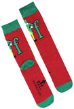 Elf The Movie Socks Men's Buddy The Elf Designs 3 Pairs Mid-Calf Crew Socks