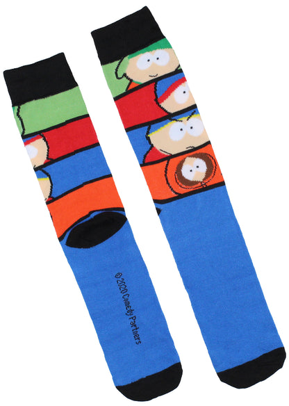 South Park Men's Irreverant Animated Comedy Men's 3 Pair Crew Socks