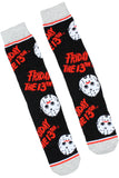 Friday The 13th Jason Voorhees Socks Horror Slasher Film Men's 3 Pack Crew Socks