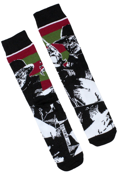 A Nightmare On Elm Street Socks Freddy Krueger Movies Men's 3 Pack Crew Socks