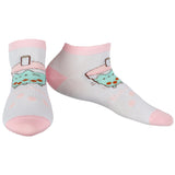 Pusheen Cat Socks Women's Pastel Snack Time 5-Pair Ankle Sock OSFM