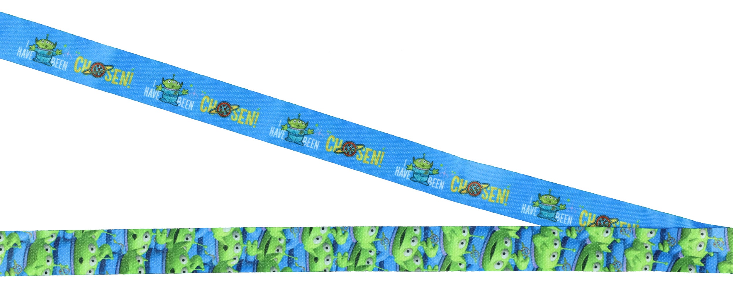 Disney Toy Story Alien I Have Been Chosen Lanyard with ID Holder and Charm