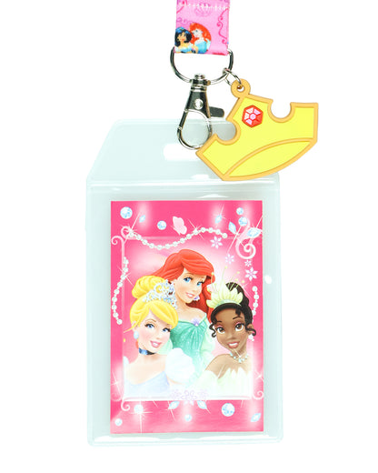Disney Princess Create Your Own Fairy Tale Lanyard with ID Holder and Charm