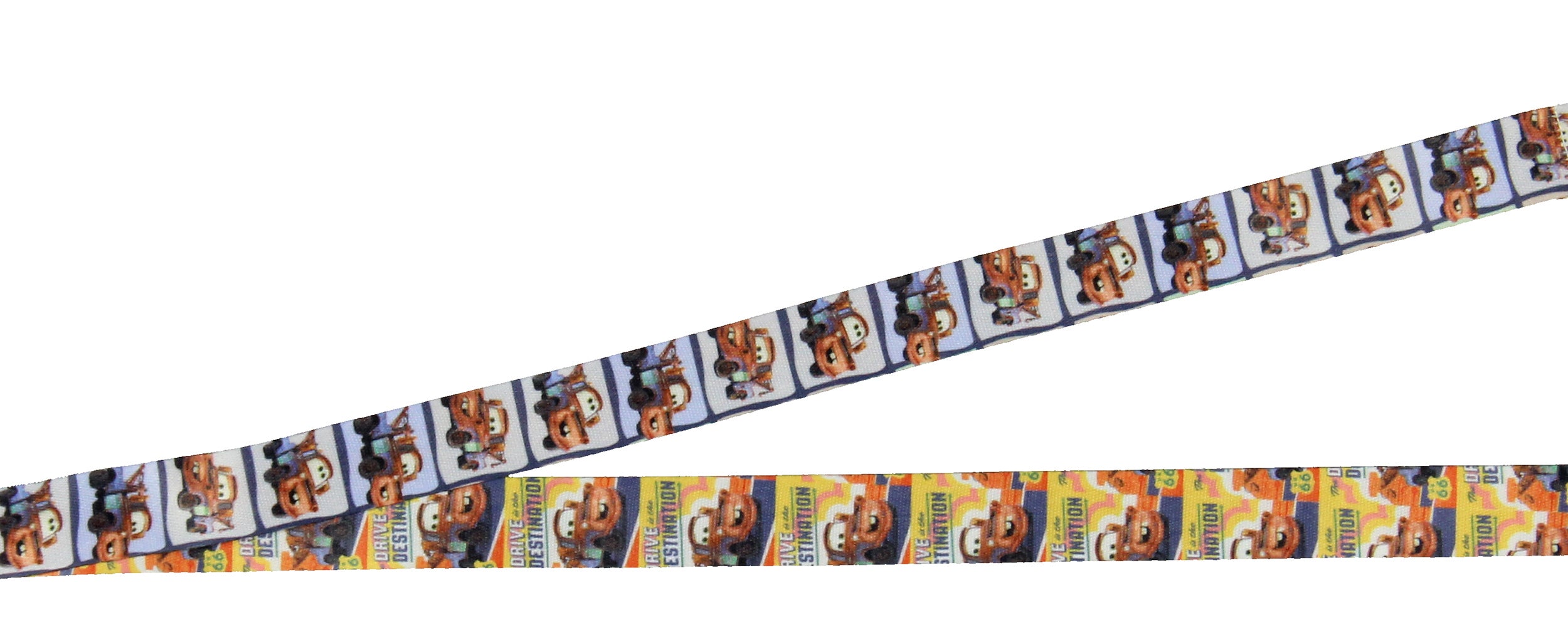 Disney Cars Mater Radiator Springs Lanyard ID Badge Holder with Rubber Charm