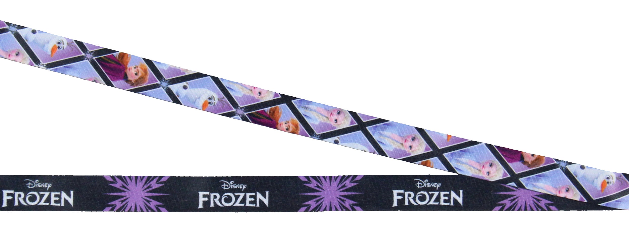 Disney Frozen Elsa and Anna Lanyard with ID Badge Holder and Rubber Olaf Charm