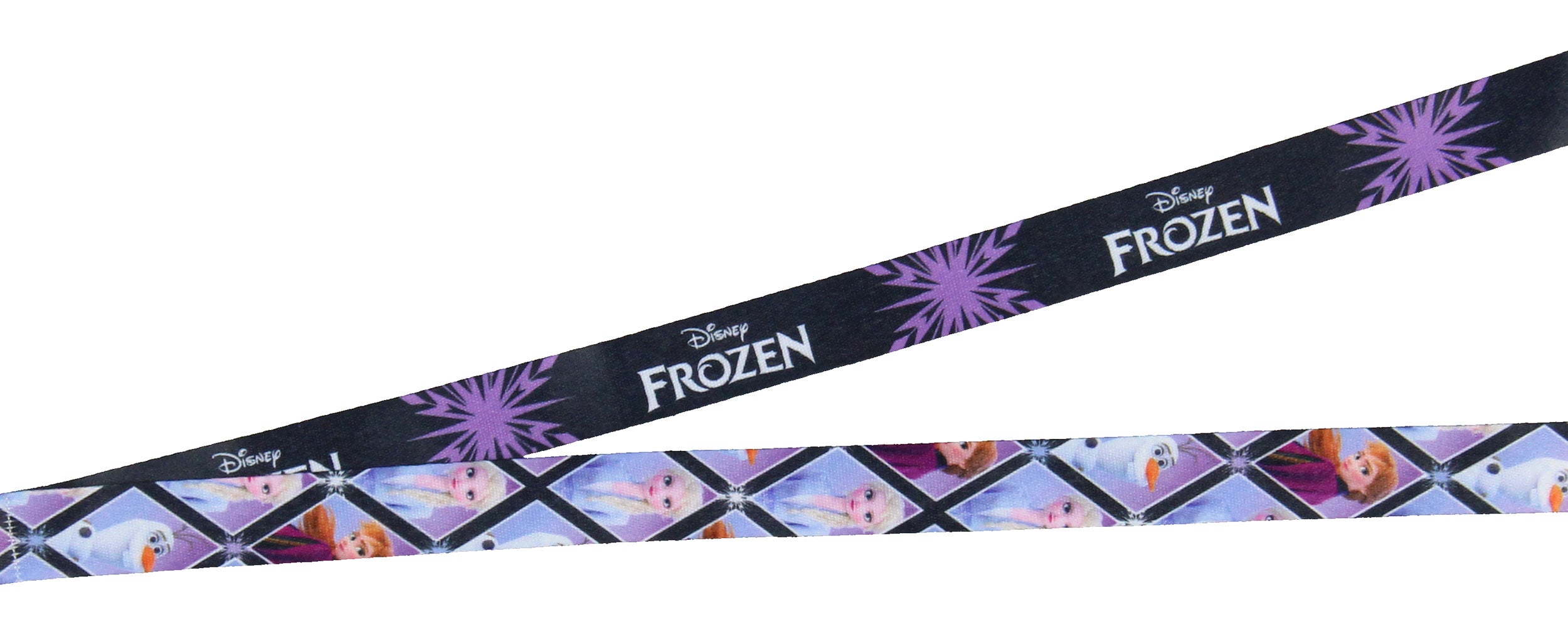 Disney Frozen Elsa and Anna Lanyard with ID Badge Holder and Rubber Olaf Charm