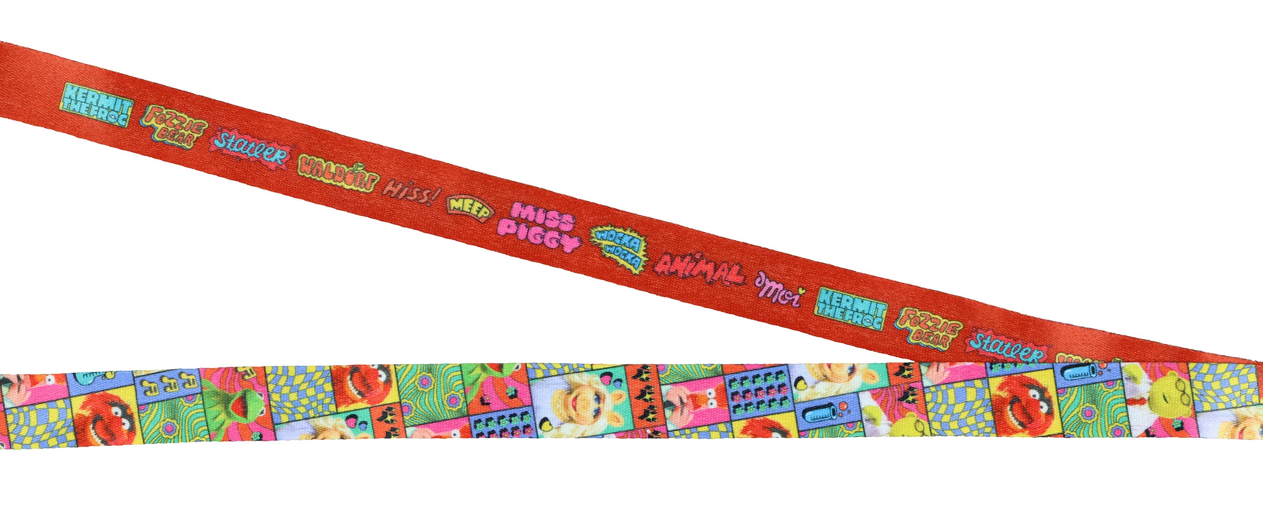 The Muppets Cast Character Design Lanyard with ID Badge Holder and Charm