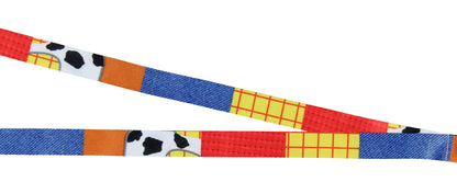 Toy Story Cowboy Woody Lanyard with Clear ID Badge Holder and Rubber Charm