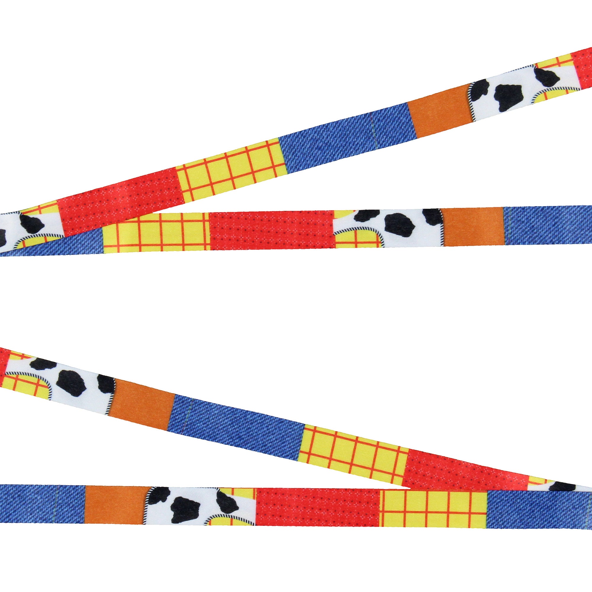 Toy Story Cowboy Woody Lanyard with Clear ID Badge Holder and Rubber Charm