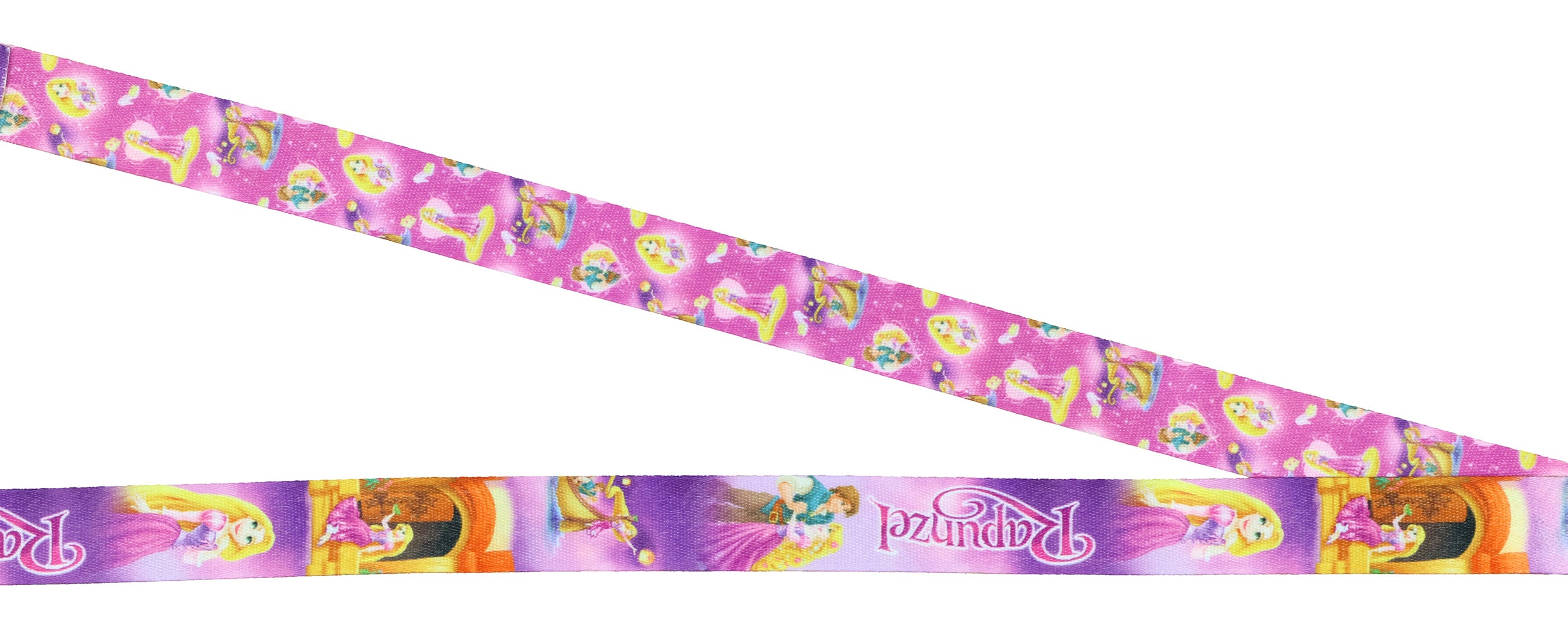 Disney Tangled Princess Rapunzel Scenes Breakaway Lanyard ID Badge Holder
