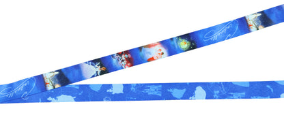 Disney Princess Cinderella Breakaway Lanyard ID Badge Holder 2" Rubber Charm