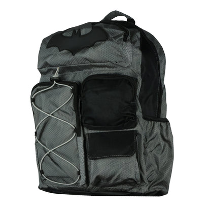 DC Comics Batman Backpack Bat Symbol Utility Tech Laptop School Bag 16"