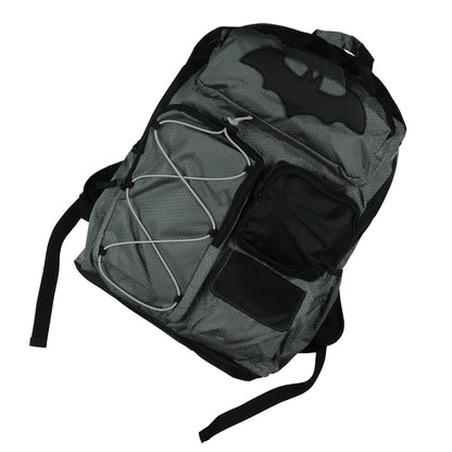 DC Comics Batman Backpack Bat Symbol Utility Tech Laptop School Bag 16"