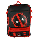 Marvel Deadpool Backpack Maximum Effort Built-Up Utility Laptop Sleeve Book Bag