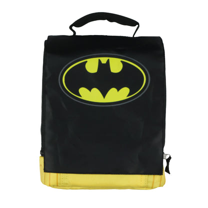 DC Comics Batman Lunch Box Dual Compartment Insulated 3D Cape Food Bag 10" - Seven Times Six