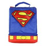 DC Comics Superman Lunch Box Dual Compartment Insulated Food Container Bag