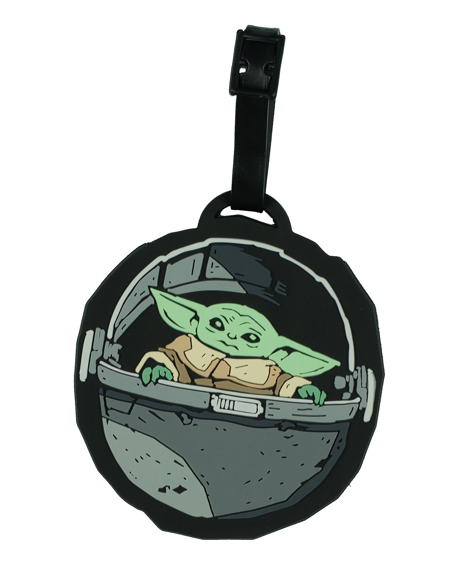 Star Wars The Mandalorian Mando and Grogu 2 Pack Rubber ID Luggage Tags