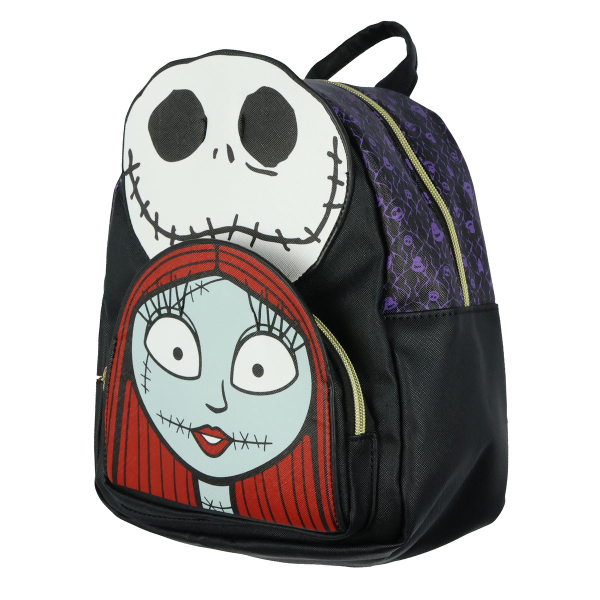 Disney The Nightmare Before Christmas Jack and Sally Mini Backpack Purse 10"