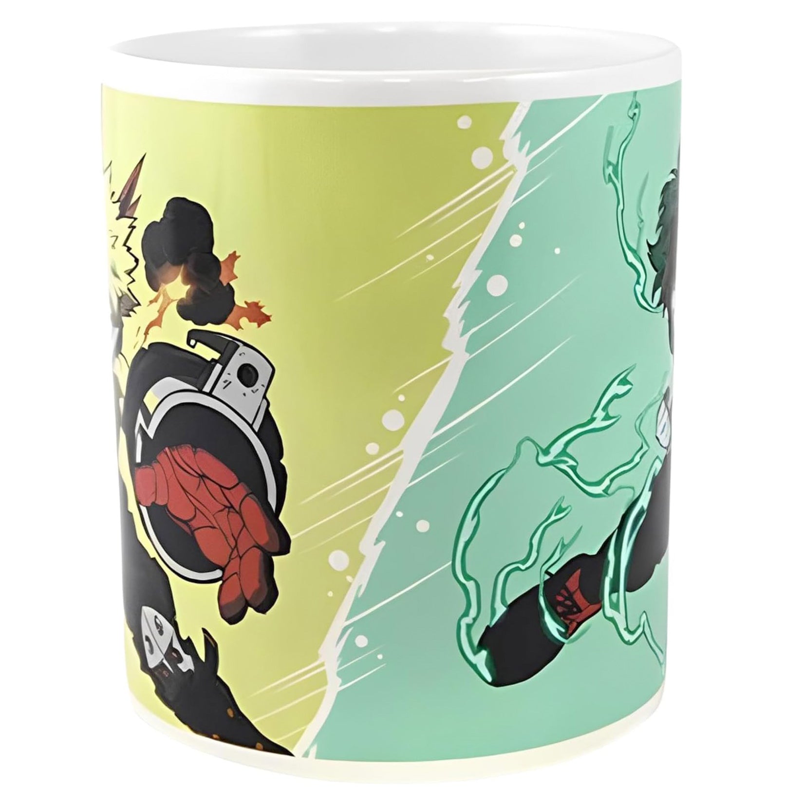 My Hero Academia Anime Izuku and Katsuki Ceramic Mug 16-Ounce Coffee Cup