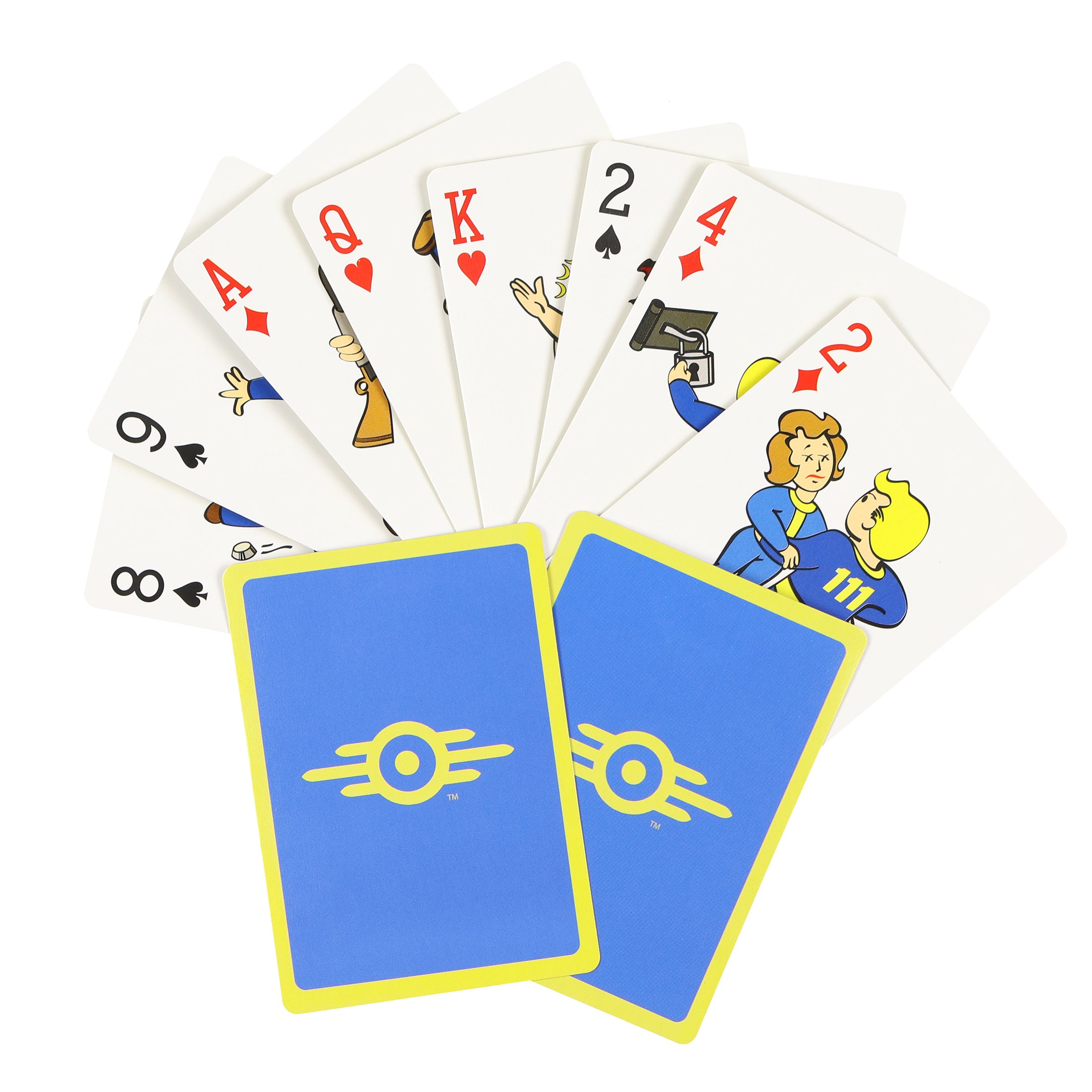 Fallout Vault Boy Playing Cards Vault-Tec Corporation Design 52 Count Deck