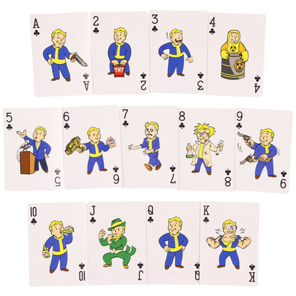 Fallout Vault Boy Playing Cards Vault-Tec Corporation Design 52 Count Deck