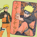 Naruto Shippuden Naruto Uzumaki Character Plush Fleece Throw Blanket 45" x 60"