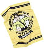 The Office Dwight Schrute's Gym For Muscles Gym Towel Sweat Towel Hand Towel