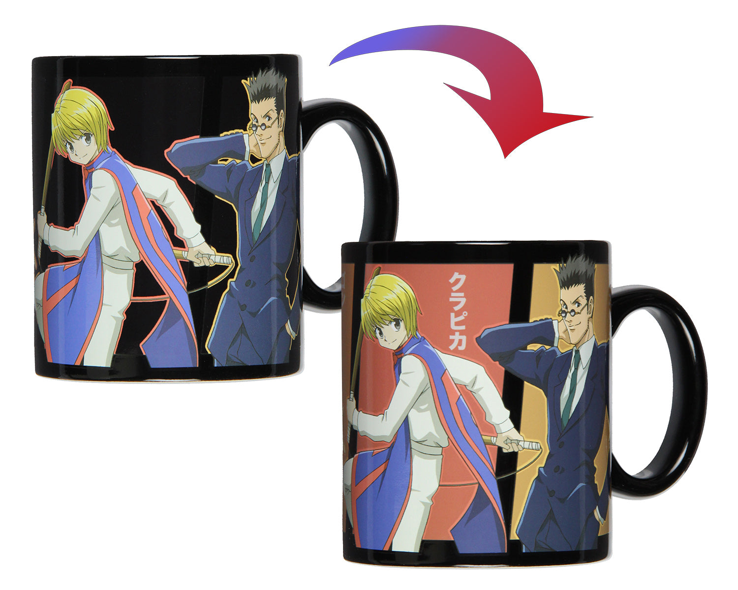 Hunter X Hunter Anime Manga Heat Reactive Color Changing 16 OZ. Tea Coffee Mug Cup - Seven Times Six