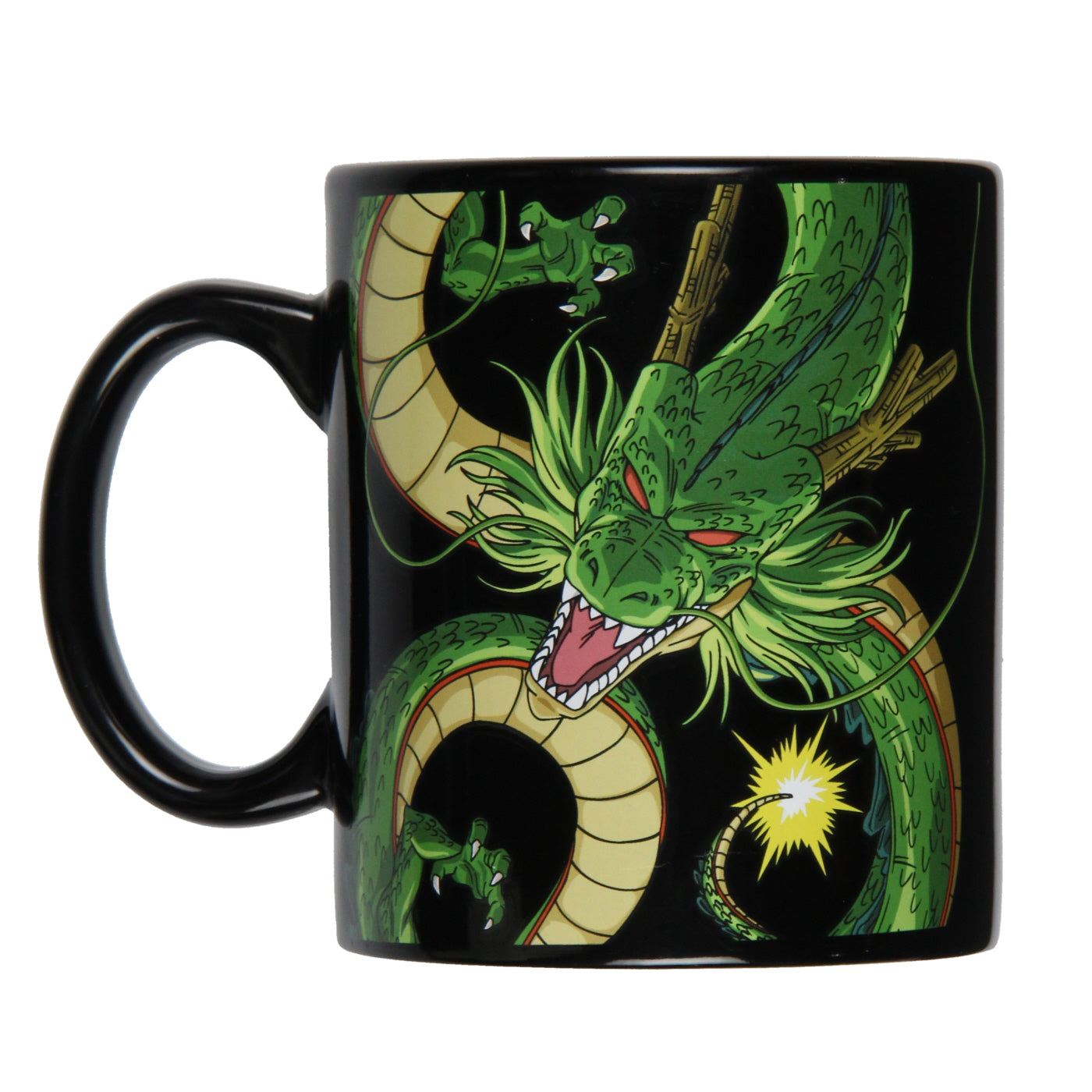 Dragon Ball Z Shenron Coffee Mug Gift Set With Coaster, Air Freshener, Auto Magnet - Seven Times Six