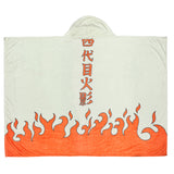Naruto Shippuden Will of Fire Hokage Cape Cloak Wearable Hooded Blanket 58" x 45"