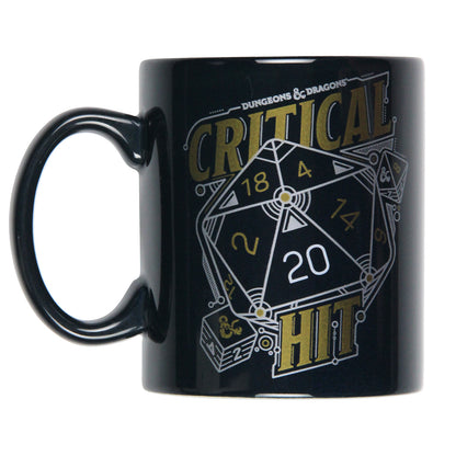 Dungeons and Dragons Critical Hit D20 Dice 16 OZ. Ceramic Coffee Mug Tea Cup - Seven Times Six