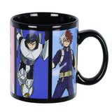 My Hero Academia Character Grid Deku Shoto Bakugo  16 oz. Tee Coffee Mug Cup