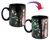 Demon Slayer Manga Anime Heat Color Changing Coffee Mug Tea Cup 16 oz.