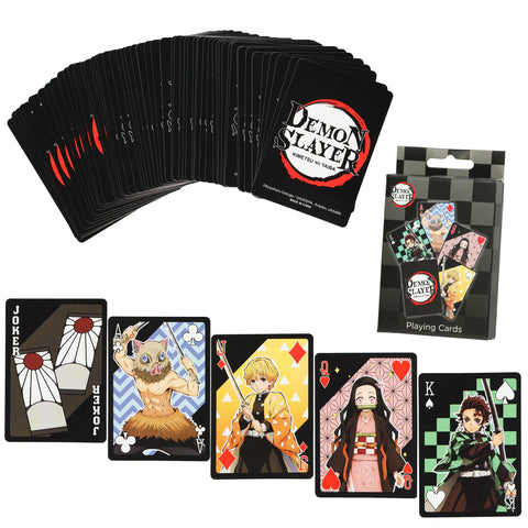 Demon Slayer Kimetsu No Yaiba Playing Cards Poker Deck 54 Cards - Seven Times Six