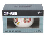 Spy x Family Many Faces Of Anya Ramen Bowl Bundle with Soup Bowl, Bamboo Chopsticks Set
