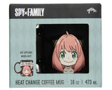 Spy x Family Anime Merch Anya Forger Heat Changing 16 OZ Ceramic Coffee Mug Cup