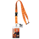 Jujutsu Kaisen Yuji Itadori Keychain ID Badge Holder Lanyard w/ Rubber Pendant